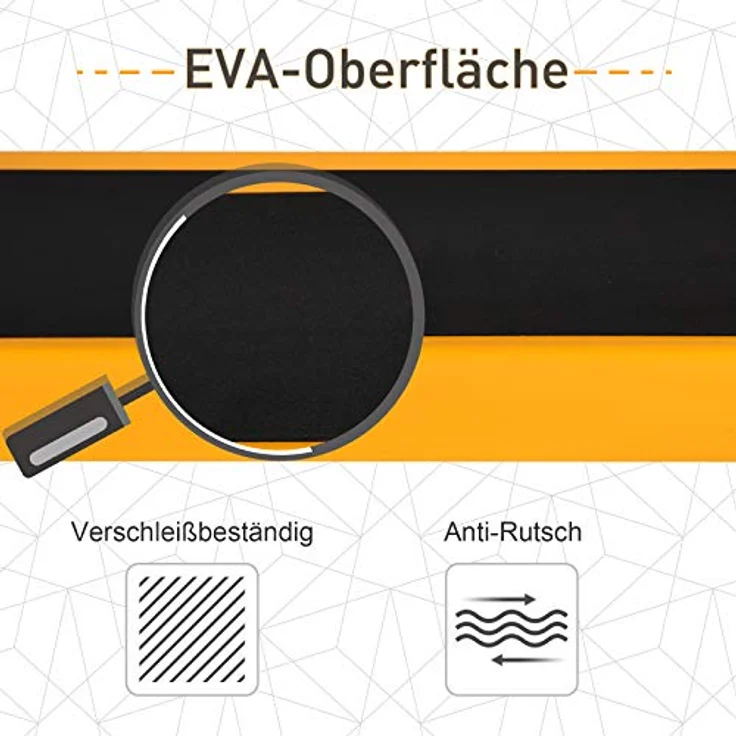 HOMCOM Sägebock Sägebock rutschfest, faltbares Design, Belastbar bis zu 125 kg, EVA Oberfläche, schwarz – Bild 5