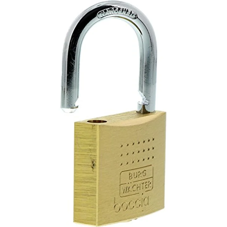 BURG-WÄCHTER Vorhängeschloss, 6,5 mm Bügelstärke, Kneifschutz, 6 Schlüssel, Boccia 450 40 6 SB – Bild 4