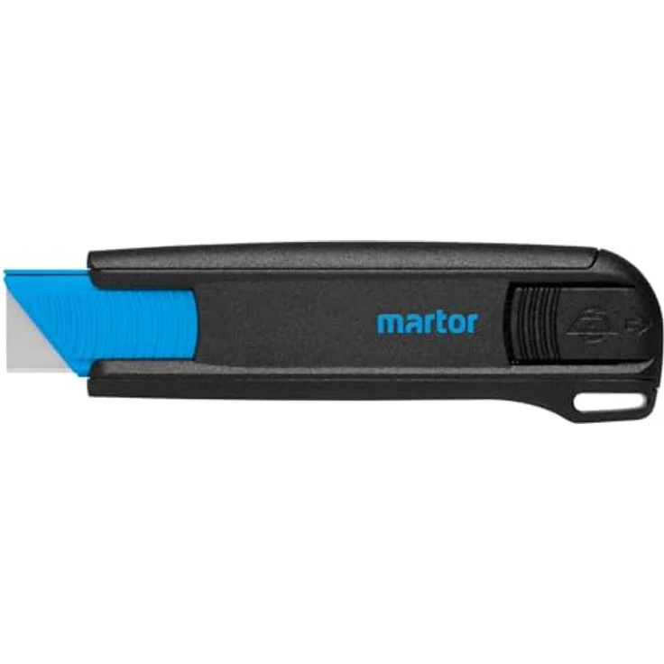 Martor Secunorm 175, Sicherheitsmesser mit automatischem Klingenrückzug, grafitgrau – Bild 1