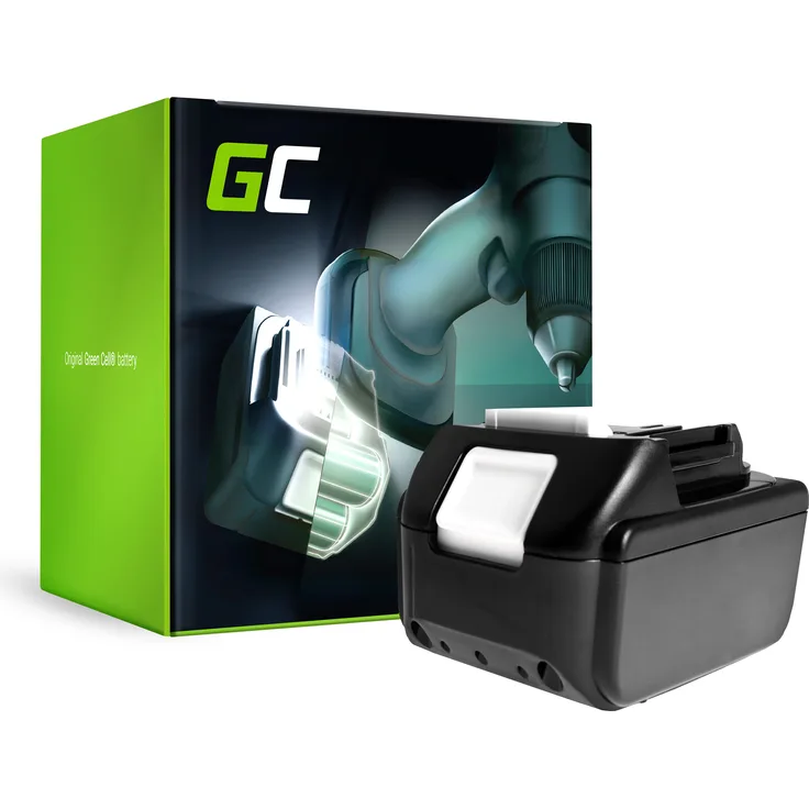 Green Cell GC® 3Ah 18V Li-Ion Akku Ersatzakku für Makita BL1815-1860, kompakte Bauweise, hohe Kapazität, robust