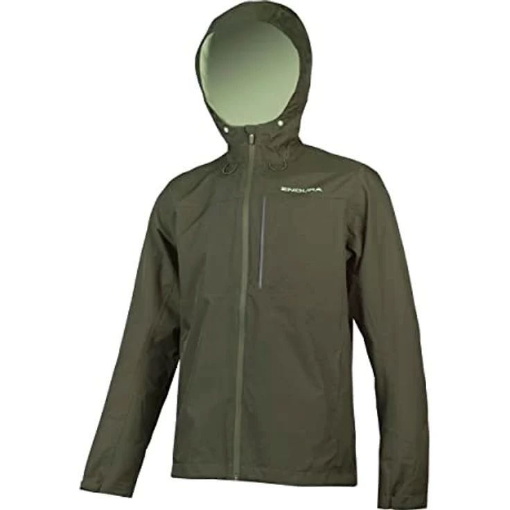 Endura Hummvee E9156 Jacke Herren mit Kapuze flaschengrün, wasserdicht & atmungsaktiv, 2XL E9156BO/7 – Bild 1