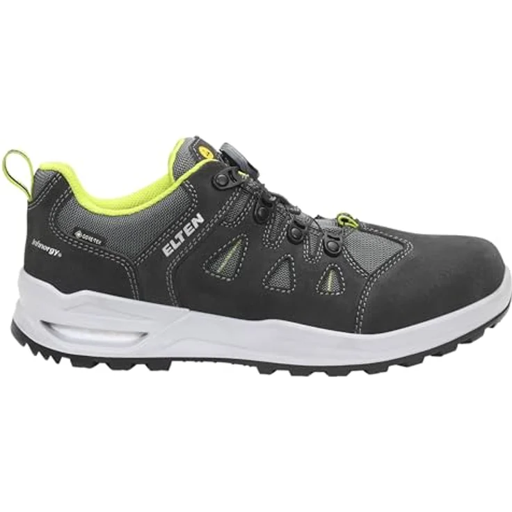 GCS ELTEN Berufshalbschuh RILEY XXF BOA GTX, Sicherheitsschuh grau-lime, Low ESD O2 WR CI, Gr. 44 – Bild 2