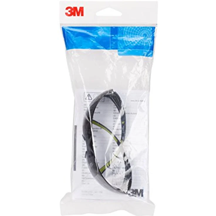 3M Schutzbrille SecureFit 400 UU001467859 Schwarz, Grün – Bild 5