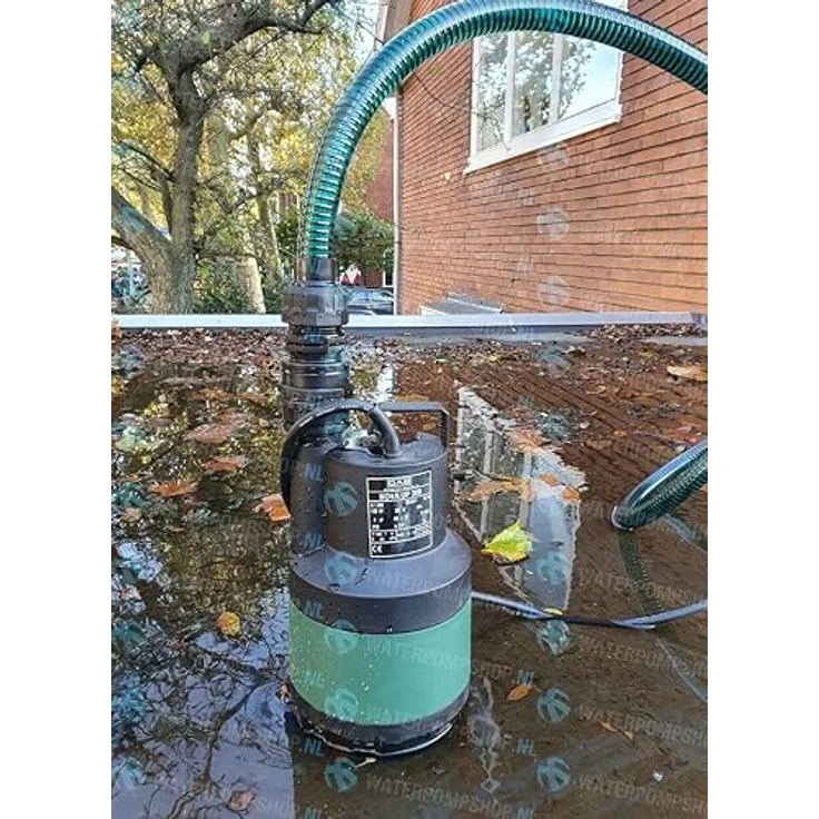 DAB Nova Up 180 M-NA Tauchpumpe mit 7m Ablaufschlauch, 7.500 L/Std., 280W, Förderhöhe 5m, Korngröße 10mm – Bild 2