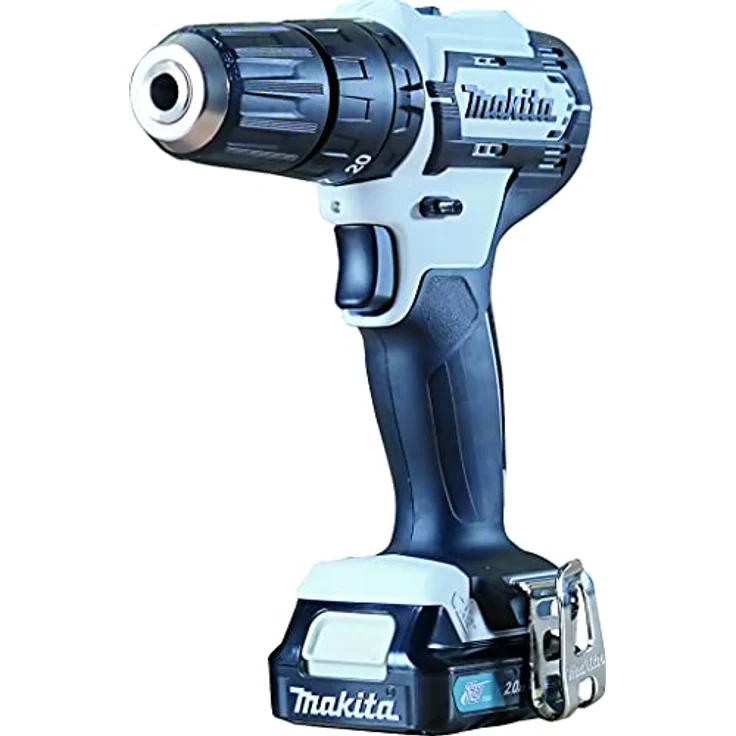 Makita Akku Schlagbohrschrauber HP333DSAW 12V 2 Ah Akku Ladegerät Koffer – Bild 2