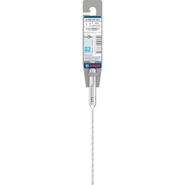 Bosch PRO SDS plus-5X Hammerbohrer, Ø 3,00 mm für Stahlbeton und Beton, hohe Lebensdauer, 3×100×160 mm – Bild 2
