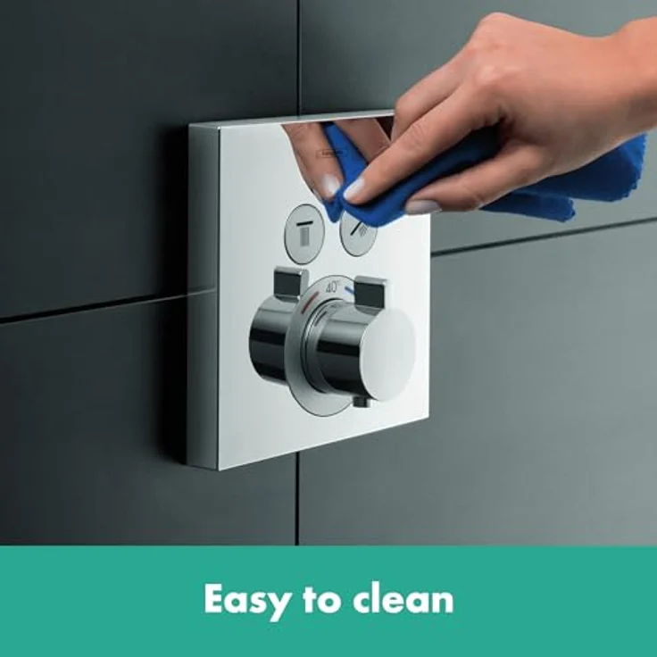 hansgrohe ShowerSelect Unterputz Thermostat, für 2 Funktionen, Chrom – Bild 5