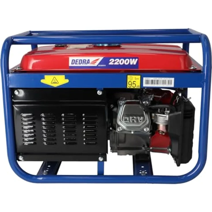 Dedra DEGB2510 Stromaggregat, 2000 W, 230 V, 15 l, Benzin, Manuell, 50 Hz – Bild 3