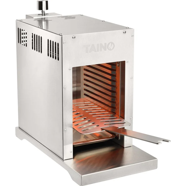 TAINO Gasgrill Oberhitzegrill, Hochleistungsgrill, bis 800°C, inkl. Fettauffangschale – Bild 4