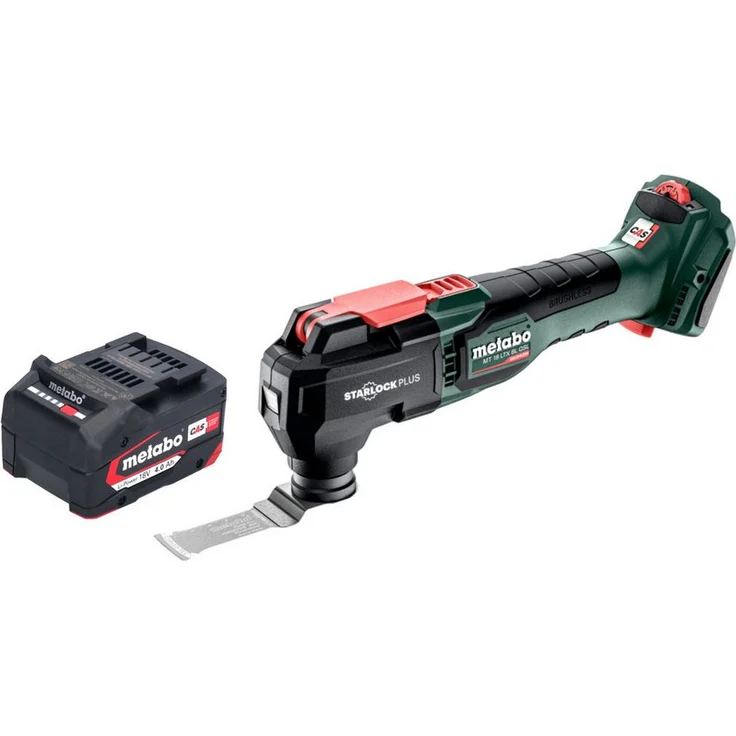Metabo MT 18 LTX BL QSL, Akku-Multifunktionswerkzeug 18 V Brushless mit Starlock Plus und 1x 4,0 Ah Akku