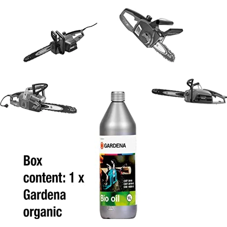 GARDENA Bio-Kettenöl, 1 l: Kettensägen-Öl zum Schmieren der Motorsäge, rein pflanzlich, biologisch abbaubar (6006-20) – Bild 4