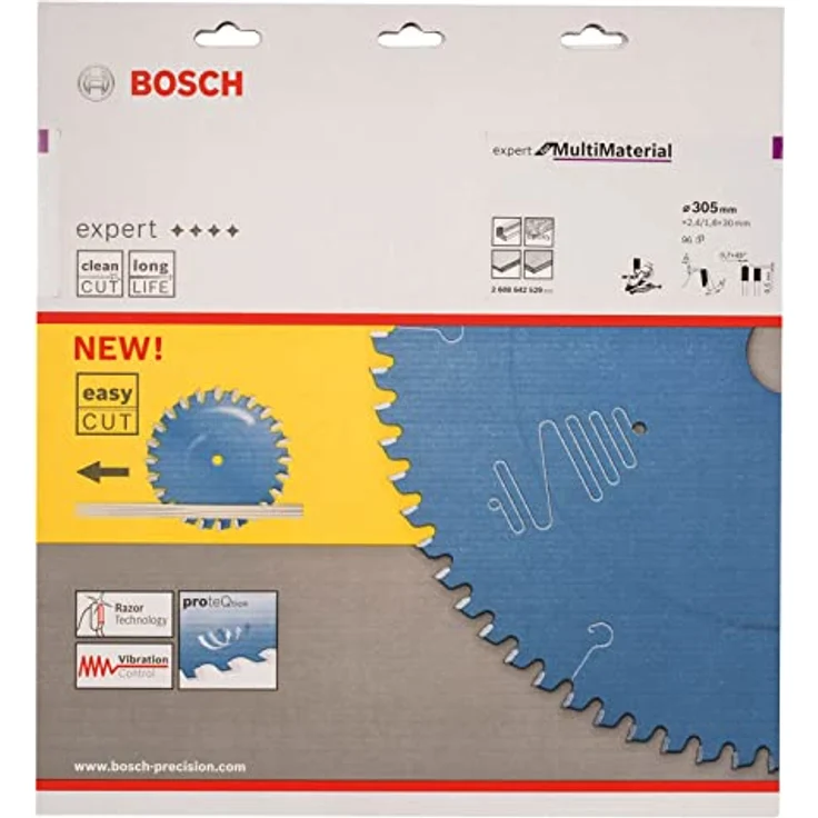 Bosch Professional Kreissägeblatt Expert for Multi Material (305 x 30 x 2,4 mm, 96 Zähne, Zubehör Kreissäge) – Bild 3