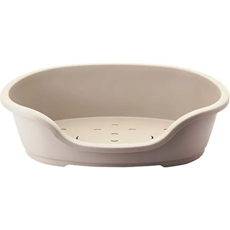 Karlie Haustierkorb Domus L: 60 cm B: 47 cm H: 22 cm warm-grau 60 cm Innenfläche