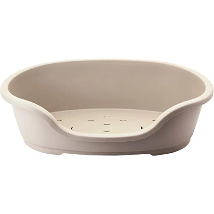 Karlie Haustierkorb Domus L: 60 cm B: 47 cm H: 22 cm warm-grau 60 cm Innenfläche