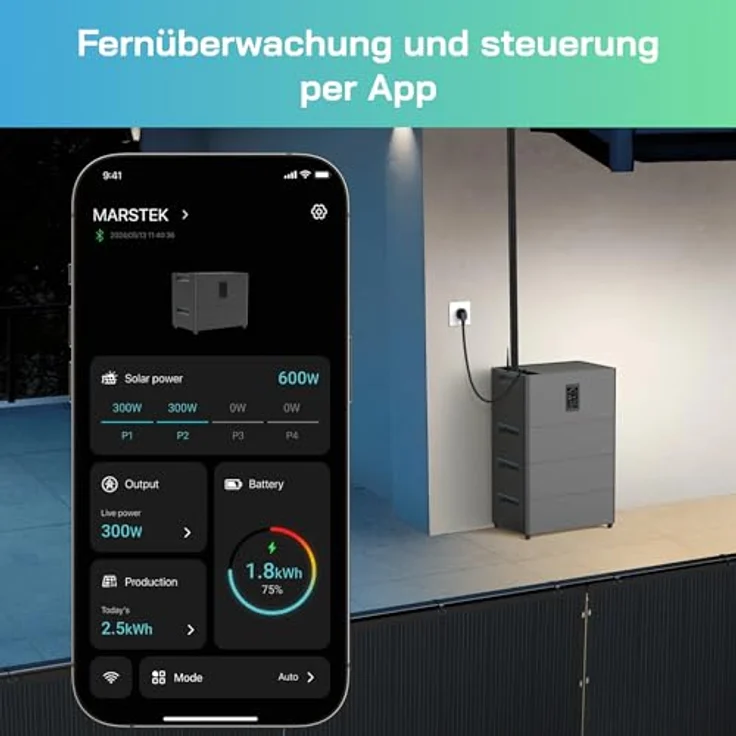 Sunniva MARSTEK Jupiter C + Plus Erweiterungsakku 2,56 kWh LiFePO4 Solarspeicher für PV Systeme, IP65, 6000 Zyklen, WIFI & Bluetooth – Bild 8