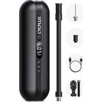 CYCPLUS A2 Luftpumpe 150PSI, Elektrischer Kompressor mit Digital LED Anzeige, wiederaufladbar, integrierte Powerbank und Taschenlampe, tragbar für Fahrräder, Motorräder und Autos