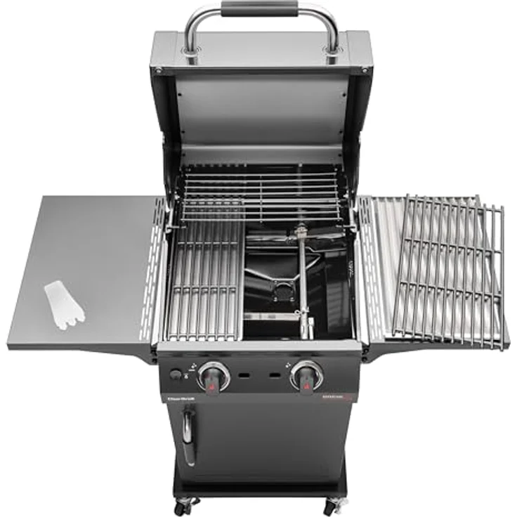 Char-Broil Advantage CORE B 2-Brenner Gasgrill, TRU Infrared Technology, klappbare Seitenablagen – Bild 2