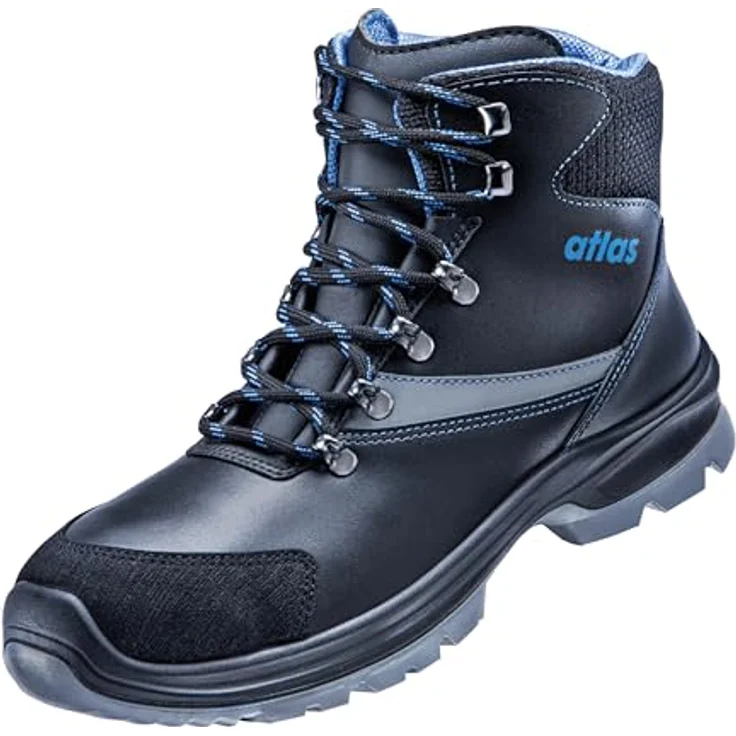 Atlas Alu-Tec 735 XP ESD S3, knöchelhoher Sicherheitsschuh mit aluminiumfreier Durchtritthemmung, 3D-Dämpfungssystem, Waterproofleder, Größe 36 W10 – Bild 1