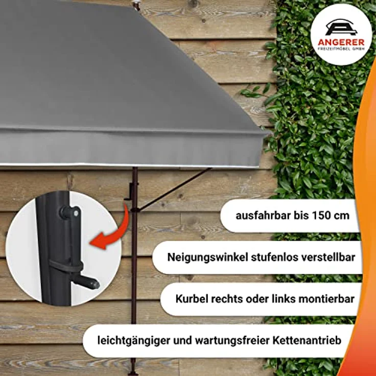 Klemmmarkise Style 300 cm Style granit – Bild 4