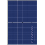 Luxor Solar ECO LINE N-TYPE HJT Glas-Glas Bifacial 440W, hocheffiziente Solarmodule mit beidseitiger Energieerzeugung, schwarzem Rahmen und weißer Folie