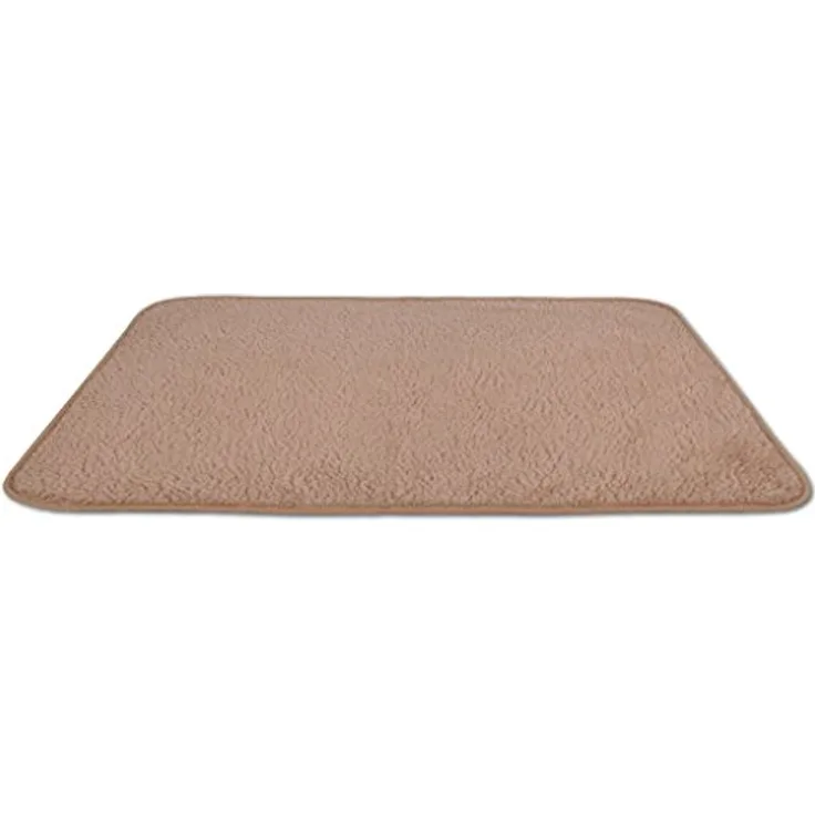 Bestlivings hellbraune Tierdecke Lammflor 70x100 cm