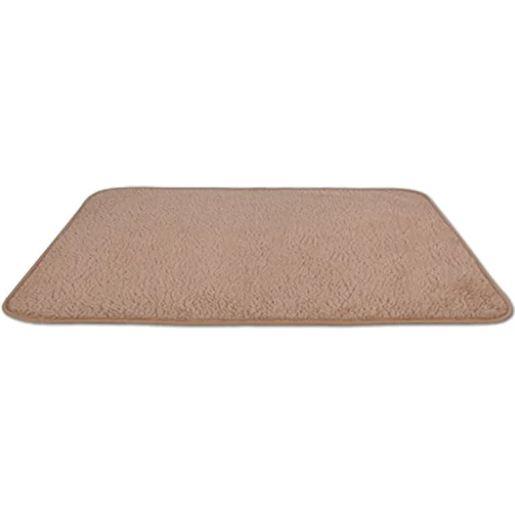 Bestlivings hellbraune Tierdecke Lammflor 70x100 cm – Bild 1