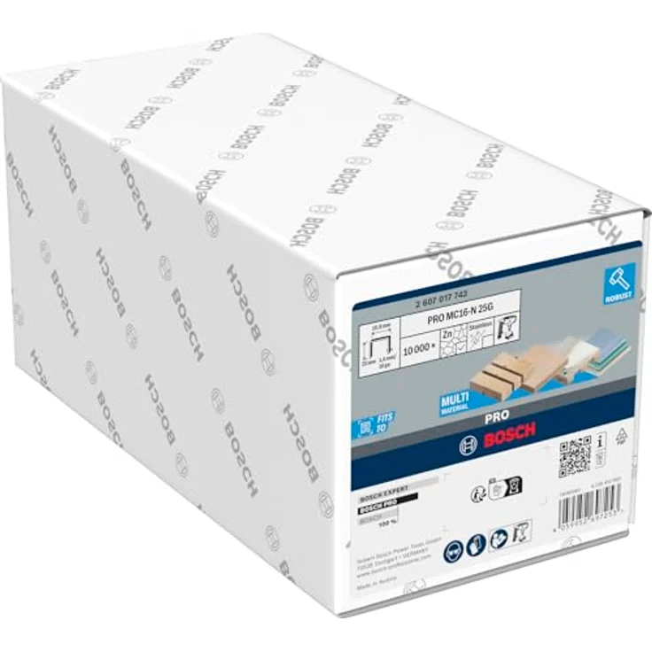 Bosch Accessories 2607017743 Kronenklammer, 10000 Stück, für Holz- und Trockenbauwände, passend zu EXTH18V-50M Professional – Bild 2