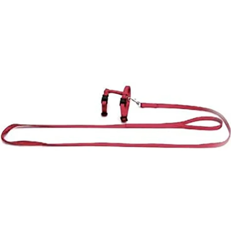 Karlie Art Sportiv Plus Kaninchengeschirr und -Leine L: 140 cm B: 10 mm rot - Preisvergleich