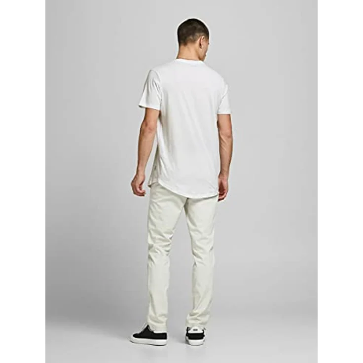 Jack & Jones Noa, Herren Shirt im 3er-Pack, kurzärmelig, Rundhalsausschnitt, weiss und schwarz, Größe L – Bild 3