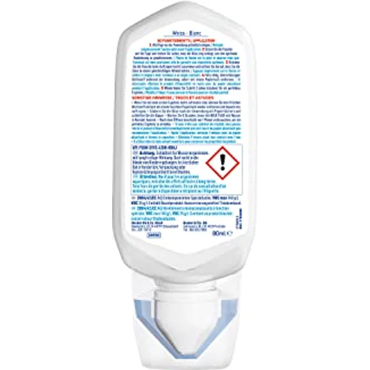 Sista NEUE FUGE, weiße Silikon Dichtmasse, in wenigen Minuten von IHH zu AHH, schimmelresistentes Sanitärsilikon für Küche und Bad, einfache Erneuerung von Fugen in nur einem Schritt, 1x80ml – Bild 2