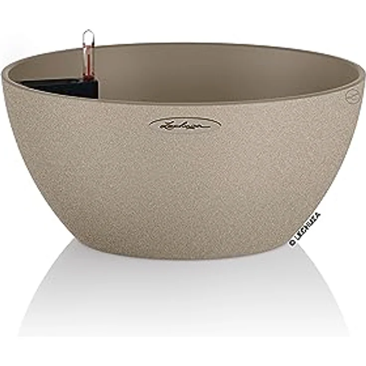 LECHUZA CUBETO Stone 30 sandbeige 13831, Kunststoff, Polypropylen (PP) – Bild 1