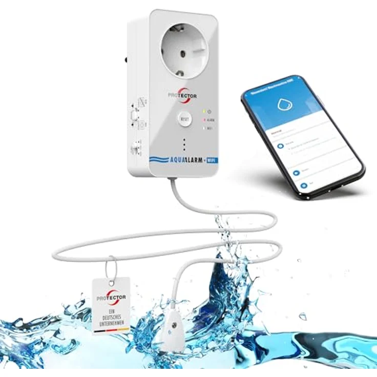 Protector 15021 Wassermelder mit externem Sensor netzbetrieben – Bild 2