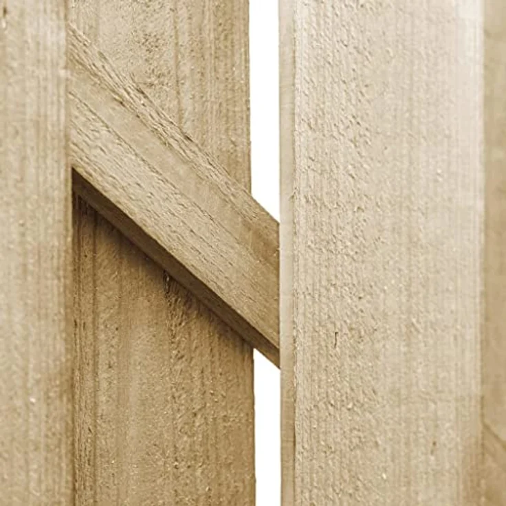 vidaXL Gartentor Imprägniertes Kiefernholz 100 x 100 cm – Bild 4