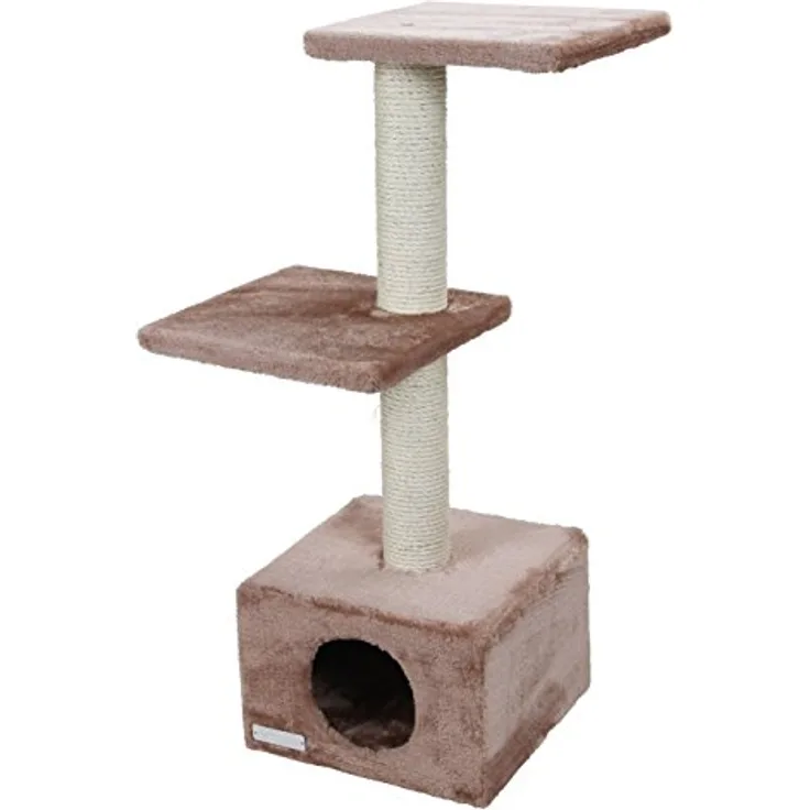 Kerbl Pet Kratzbaum Venus Sweet, schwarz, 30x30x85cm