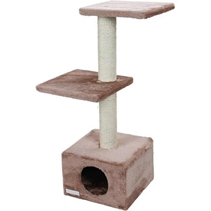 Kerbl Pet Kratzbaum Venus Sweet, schwarz, 30x30x85cm – Bild 1