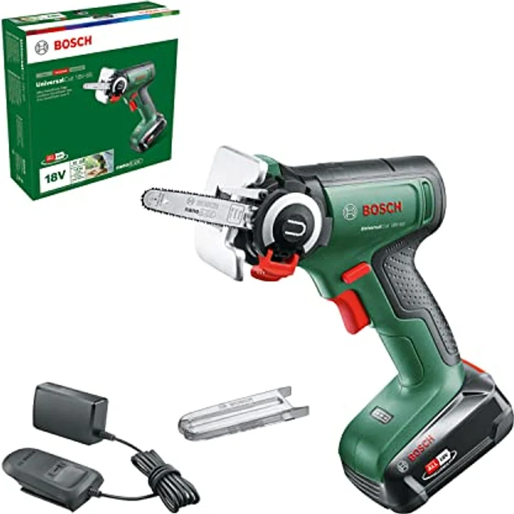 Bosch Akku-NanoBlade-Säge UniversalCut 18V-65 (schnelles Freihand-Schneiden in Holz, Holzwerkstoffen und Plastik; max. Schnitttiefe 65 mm; 18-Volt-System; 1x 2,5Ah Akku und Ladegerät) – Bild 1