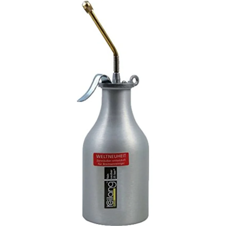Reilang Drucksprüher, Sprühflasche (0.50 l) mit vernickeltem Pumpmechanismus und variablem Sprühwinkel, Aluminium – Bild 2