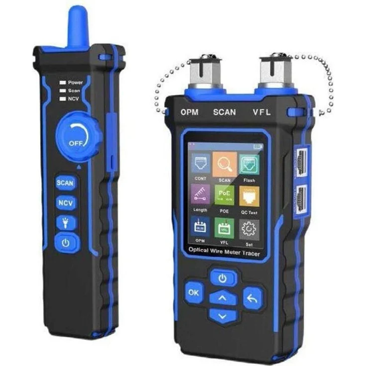 Lanview LVN-127694, Digitaler Netzwerktester mit LCD-Display, PoE-Tester und Querverbindungsprüfung, Batterie 1500 mAh – Bild 1