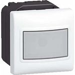 Legrand LEG99622 Bewegungsmelder/Automatikschalter ohne Neutralleiter, zum Einbauen, für Mosaic-System geeignet, Infrarotstrahlung, 180° Erfassungswinkel, weiss