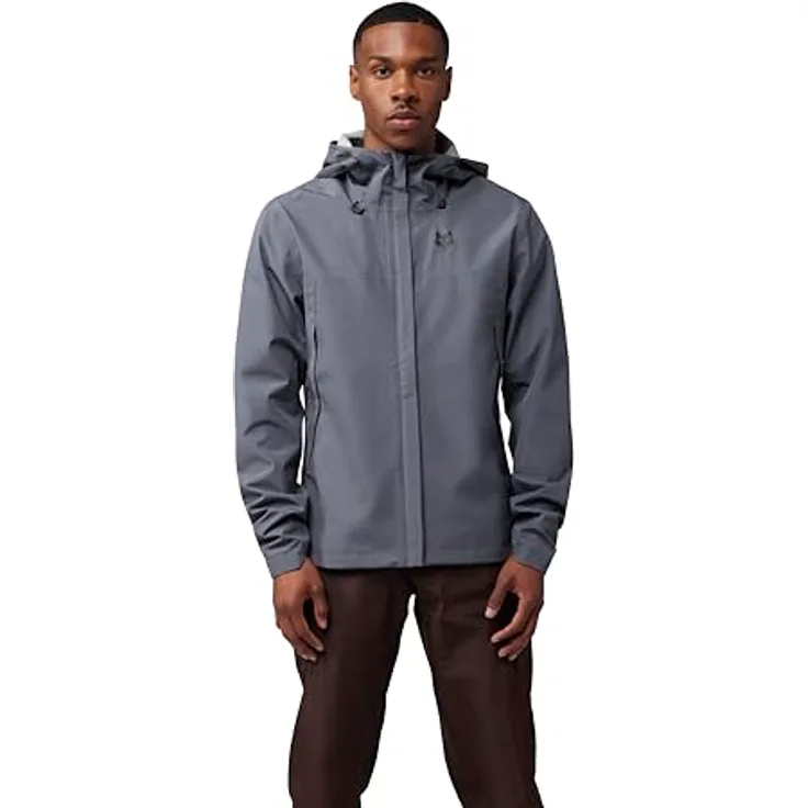 Fox JACKET 24 RANGER 2.5L WATER GRAPH, Herren Velojacke mit 5K/5K Wetterschutz, grau, XL