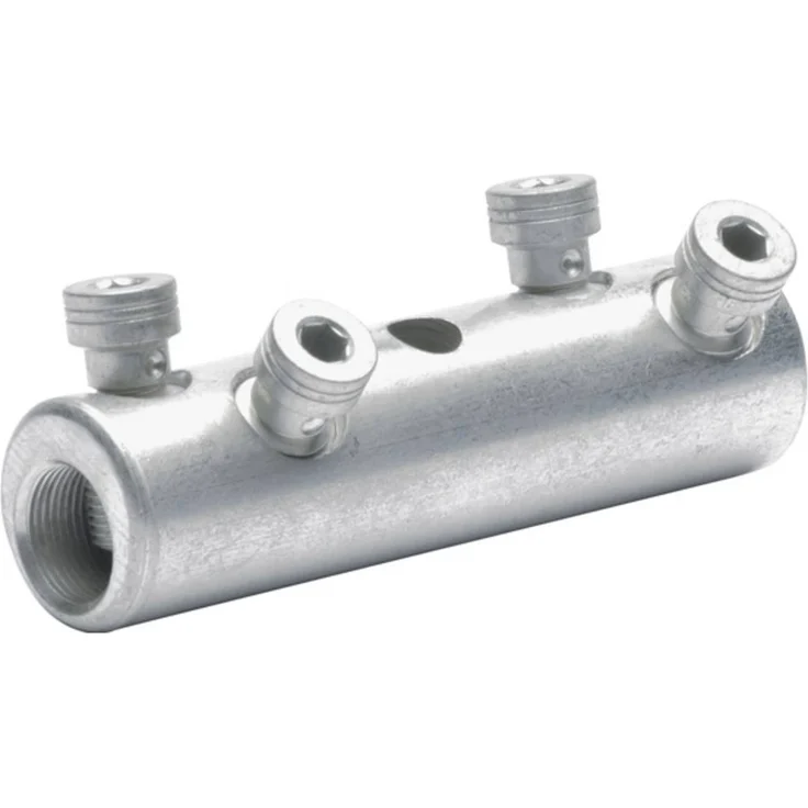 Klauke SV306AKV Schraubverbinder flexibel, für unterschiedliche Leiterquerschnitte, Aluminiumlegierung, mit Sichtloch und 4 Schrauben