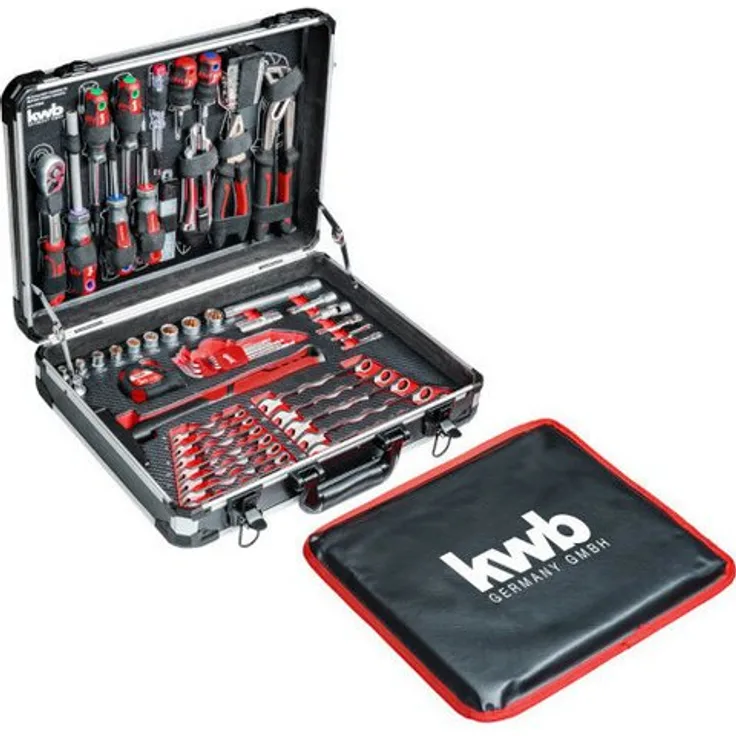 kwb Schraubendreher 370660, 80-tlg. Werkzeugkoffer mit umfangreicher Grundausstattung