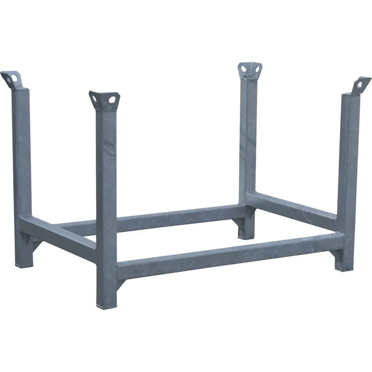 Schake Stapelpalette, verzinkt, 108 x 68 x 54 cm, aus Vierkantrohr, 38 kg
