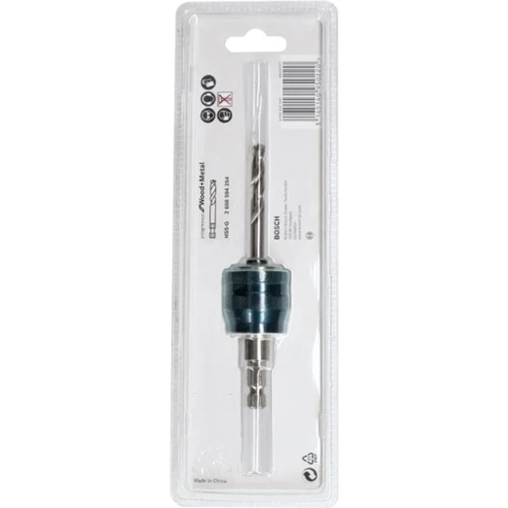 Bosch Professional Power Change Plus Adapter (Aufnahme 3-8 Zoll Sechskant, inkl. HSS-G Bohrer 7,15 x 85 mm, Zubehör Lochsäge) – Bild 2