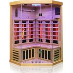 Dewello Infrarotkabine »Brandon«, BxTxH: 120 x 120 x 190 cm, 50 mm, für bis zu 2 Personen