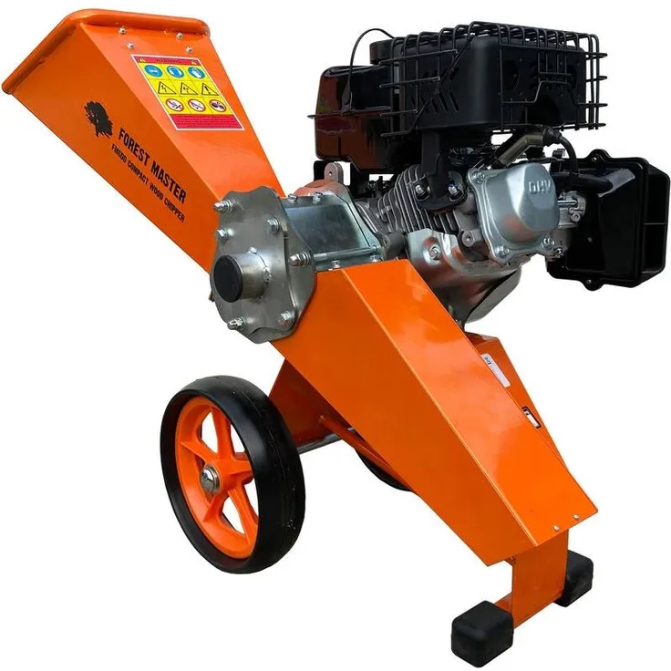 Benzin Mulcher Häcksler 6 PS 208ccm 4-Takt Garten-Mulcher Gartenhäcksler Benzin-Mulcher Holzschredder Asthäcksler