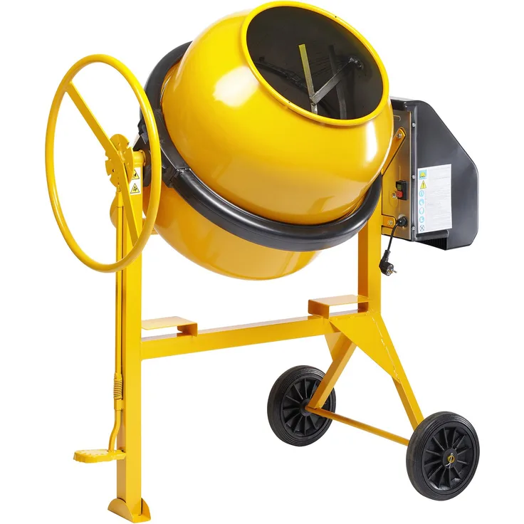HAEMMERLIN BT Pro190 Profi Betonmischer Mörtelmischer Mischer 180l Fußbremse230V