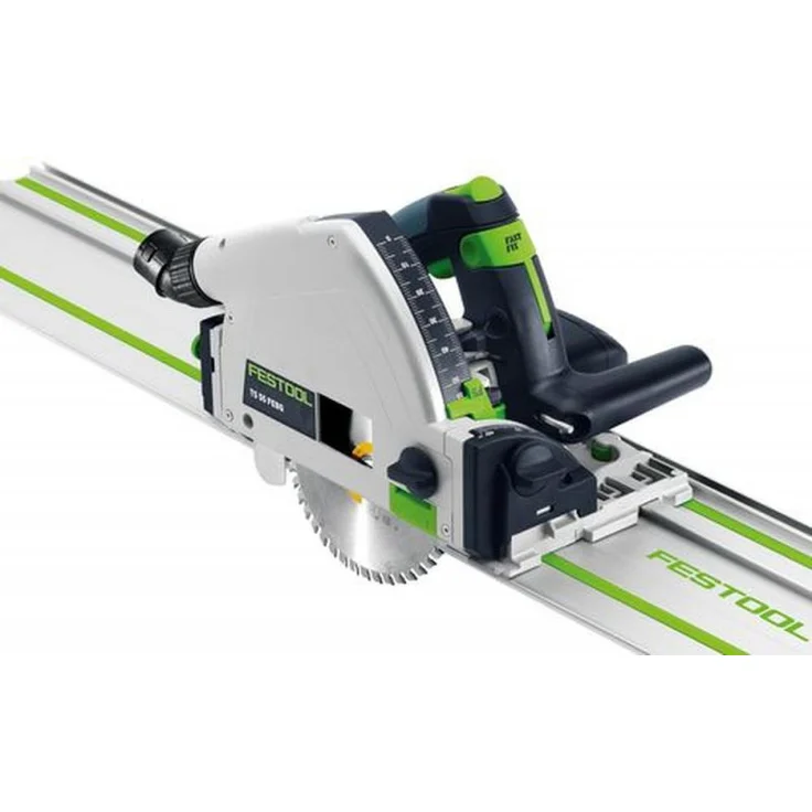 Festool TS 55 FEBQ-Plus-FS Tauchsäge 1200W Brushless 160mm + Zubehör + Koffer – Bild 2