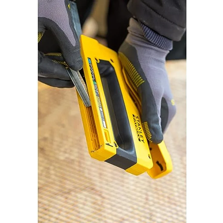 Stanley by Black & Decker Handtacker FMHT0-80551, 25% weniger Kraftaufwand, Nylon-Verbundmaterial, Schwarz – Bild 10