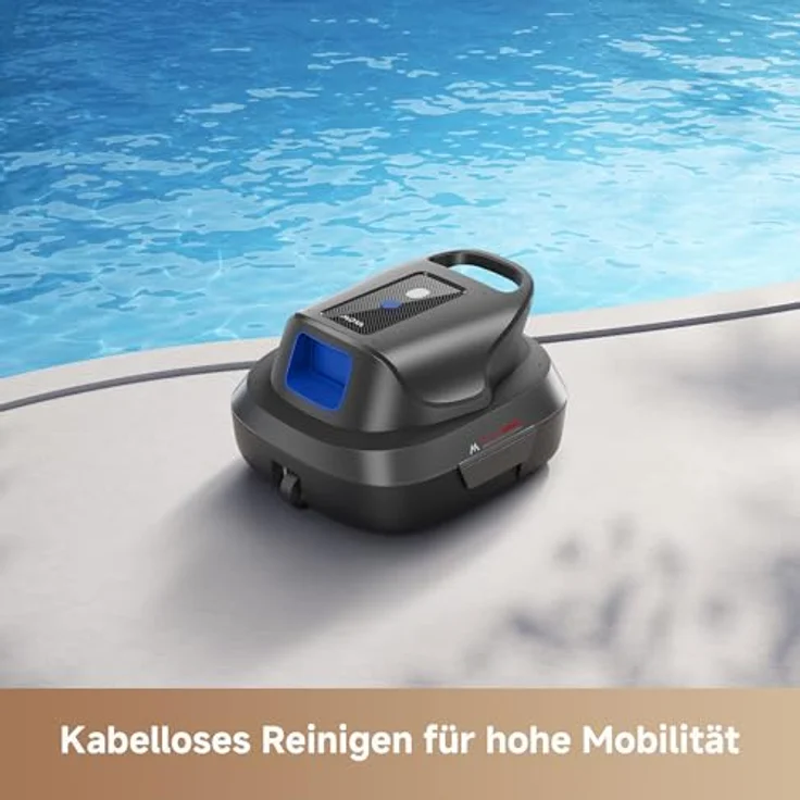 MOVA Diver R10, kabelloser Poolroboter mit 5700 l/h Saugleistung, 120 Min Laufzeit und automatischem Parken für oberirdische Pools bis 80 m² – Bild 8